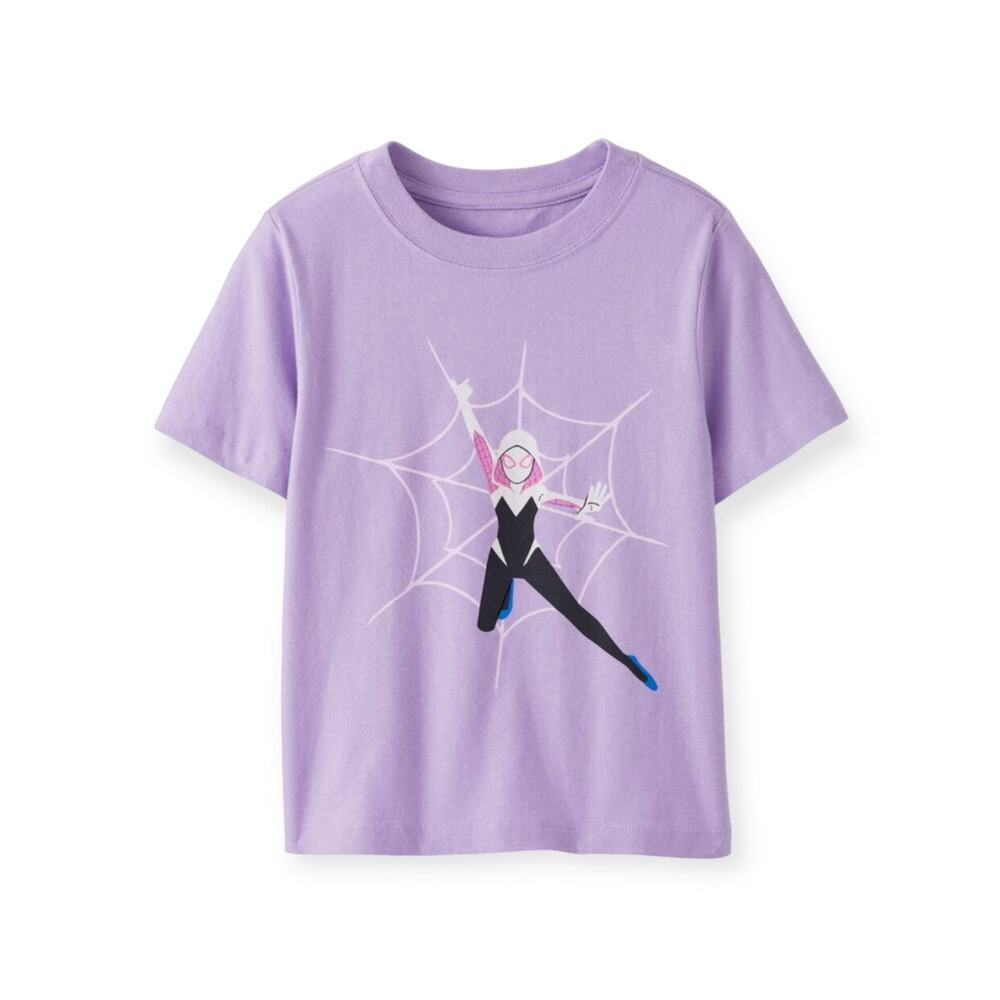 🆕 Hanna Andersson NWT Marvel Ghost Spider Graphic T-Shirt. Size 2